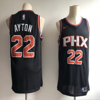 Suns 22 Deandre Ayton Black Nike Swingman Jersey