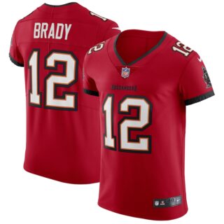 Tampa Bay Buccaneers #12 Tom Brady Men's Nike Red Vapor Elite Jersey