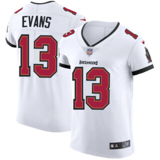 Tampa Bay Buccaneers #13 Mike Evans Men's Nike White Vapor Elite Jersey