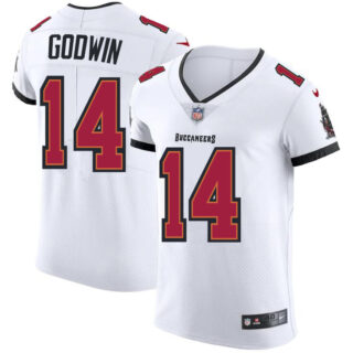 Tampa Bay Buccaneers #14 Chris Godwin Men's Nike White Vapor Elite Jersey