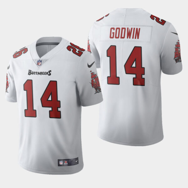 Tampa Bay Buccaneers #14 Chris Godwin White Men's Nike 2020 Vapor Limited NFL Jersey