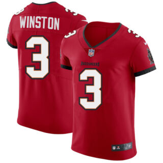 Tampa Bay Buccaneers #3 Jameis Winston Men's Nike Red Vapor Elite Jersey