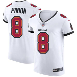 Tampa Bay Buccaneers #8 Bradley Pinion Men's Nike White Vapor Elite Jersey