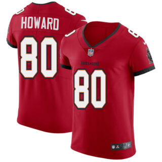 Tampa Bay Buccaneers #80 O.J. Howard Men's Nike Red Vapor Elite Jersey