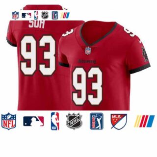 Tampa Bay Buccaneers #93 Ndamukong Suh Men's Nike Red Vapor Elite Jersey