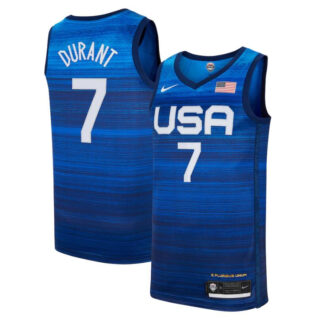 Team USA 7 Durant Navy 2021 Olympics Basketball Swingman Jersey