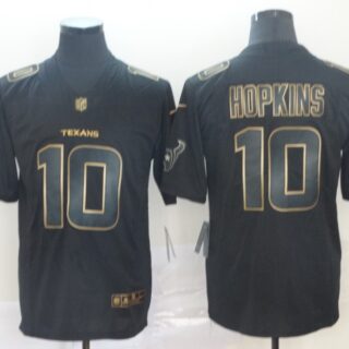 Texans 10 DeAndre Hopkins Black Gold Vapor Untouchable Limited Jersey