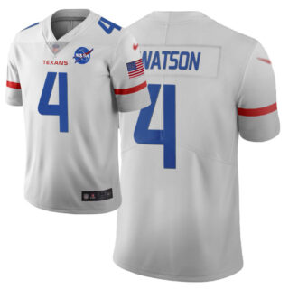 Texans #4 Deshaun Watson White Men's Stitched Football Limited City Edition Jersey