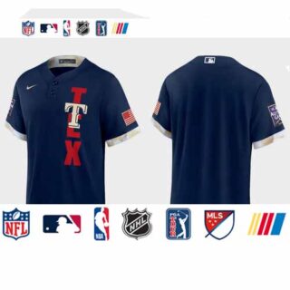 Texas Rangers 2021 Mlb All Star Game Fan's Version Navy Jersey