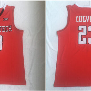 Texas Tech Red Raiders 23 Jarrett Culver Red College Basketball Jersey