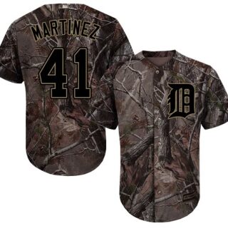 Tigers #41 Victor Martinez Camo Realtree Collection Cool Base Stitched Baseball Jersey