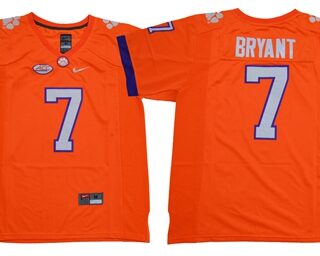 Tigers #7 Austin Bryant Orange Limited Stitched NCAA Jersey