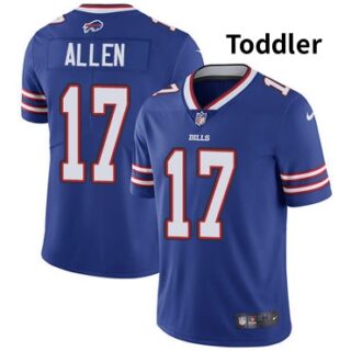 Toddler Bills #17 Josh Allen Royal Blue Team Color Stitched Limited Jersey