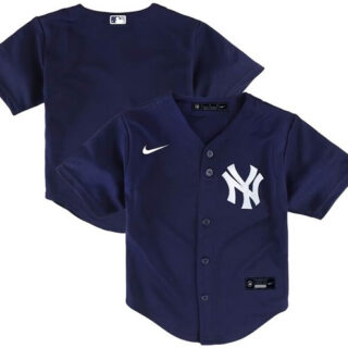 Toddler New York Yankees Blank Navy Stitched Baseball Jersey
