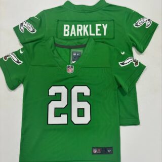 Toddlers Philadelphia Eagles #26 Saquon Barkley Green Vapor Untouchable Limited Football Stitched Jerseys