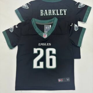 Toddlers Philadelphia Eagles #26 Saquon Barkley black Vapor Untouchable Limited Football Stitched Jersey
