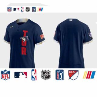 Toronto Blue Jays 2021 Mlb All Star Game Authentic Navy Jersey