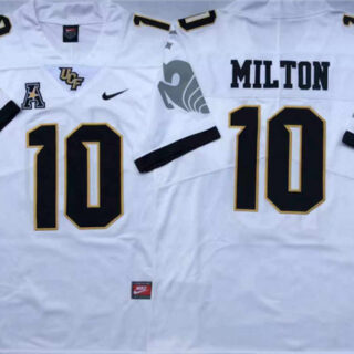 UCF Knights 10 Mckenzie Milton White College Football Jersey