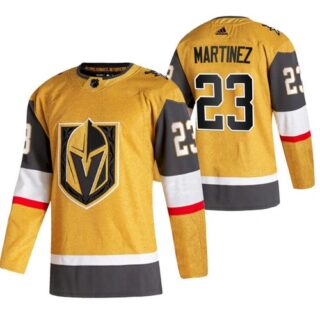 Vegas Golden Knights #23 Alec Martinez 2020-21 Men Gold Alternate Jersey