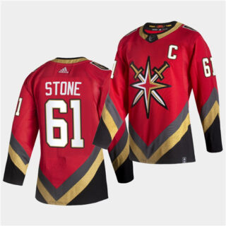 Vegas Golden Knights #61 Mark Stone 2021 Reverse Retro Red Jersey
