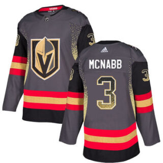Vegas Golden Knights 3 Brayden McNabb Gray Drift Fashion Jersey