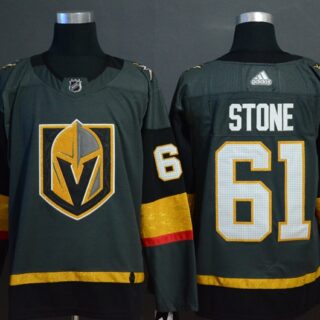 Vegas Golden Knights 61 Mark Stone Gray With Special Glittery Logo Adidas Jersey