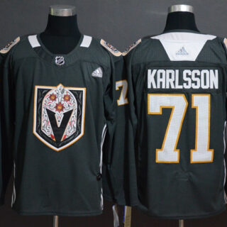 Vegas Golden Knights 71 William Karlsson Gray Dia De Los Muertos Adidas Jersey
