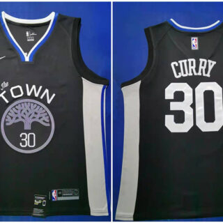 Warriors 30 Stephen Curry Black 2019 20 City Edition Nike Swingman Jersey