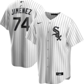 White Sox 74 Eloy Jimenez White 2020 Nike Cool Base Jersey