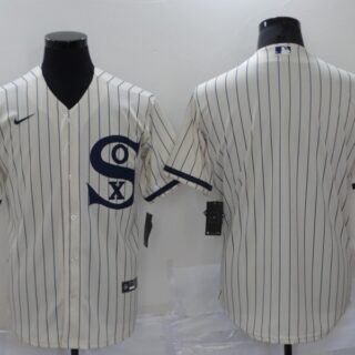 White Sox Blank Cream Nike 2021 Field Of Dreams Cool Base Jersey
