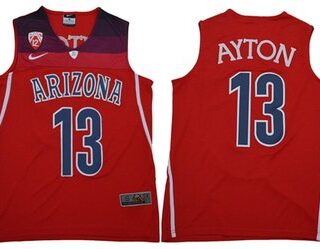 Wildcats #13 DeAndre Ayton Red Basketball Stitched NCAA Jersey