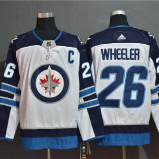 Winnipeg Jets 26 Blake Wheeler White Adidas Jersey