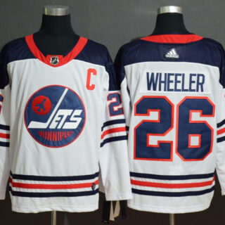 Winnipeg Jets 26 Blake Wheeler White Adidas Jersey