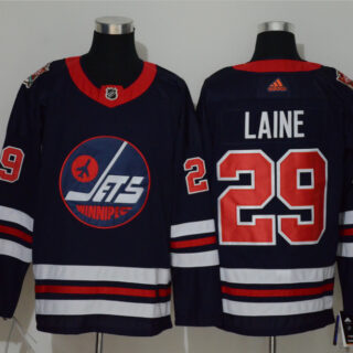 Winnipeg Jets 29 Patrik Laine Navy 2019 Heritage Classic Breakaway Adidas Jersey