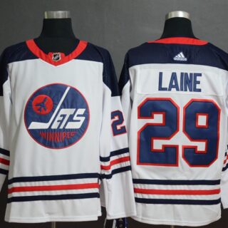 Winnipeg Jets 29 Patrik Laine White Breakaway Heritage Adidas Jersey