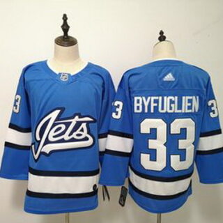 Winnipeg Jets 33 Dustin Byfuglien Blue Alternate Adidas Jersey