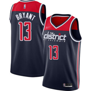 Wizards #13 Thomas Bryant Navy Blue Basketball Swingman Statement Edition 2019 2020 Jersey