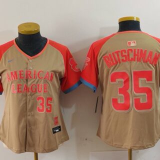 Women's American League #35 Adley Rutschman Cream 2024 All-Star Limited Stitched Jerseys