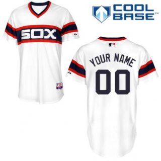Women's Chicago White Sox Alternate White Customized Jersey