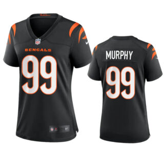 Women's Cincinnati Bengals #99 Myles Murphy Black Stitched Game Jersey(Run Small)