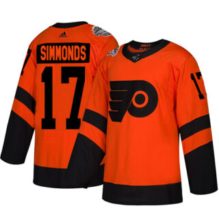 Women's Flyers #17 Wayne Simmonds Orange Authentic 2019 Stadium Series Women's Stitched Hockey Jersey