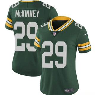 Women's Green Bay Packers #29 Xavier McKinney Green Vapor Untouchable Limited Stitched Jersey(Run Small)