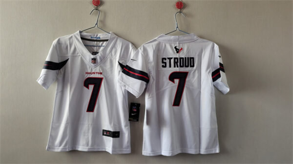 Women's Houston Texans #7 C.J. Stroud White Vapor Untouchable Limited Stitched Jerseys