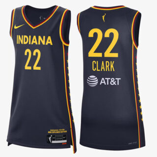 Women's Indiana Fever #22 Caitlin Clark Black Stitched Jersey