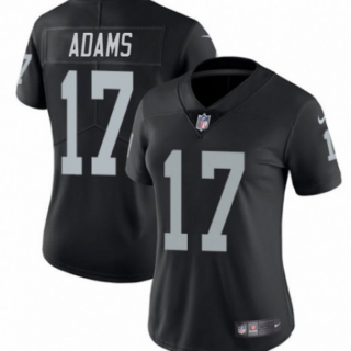Women's Las Vegas Raiders #17 Davante Adams Black Vapor Untouchable Limited Stitched Jersey(Run Small)