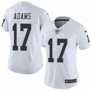 Women's Las Vegas Raiders #17 Davante Adams White Vapor Untouchable Limited Stitched Jersey(Run Small)