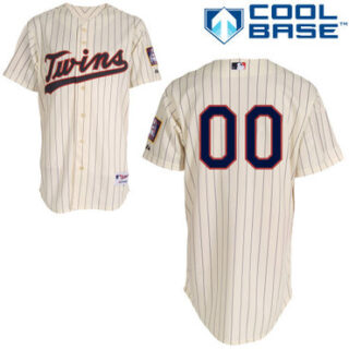 Women's Minnesota Twins MLB Cream Customized Jersey