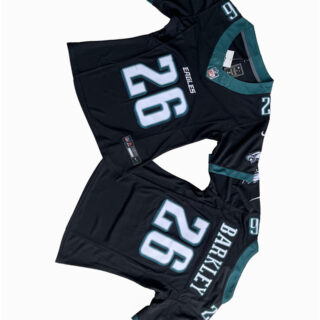 Women's Philadelphia Eagles #26 Saquon Barkley Black F.U.S.E. Vapor Untouchable Limited Stitched Football Jersey(Run Small)