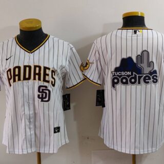 Women's San Diego Padres Big Logo Cool Base Stitched Baseball Jerseys