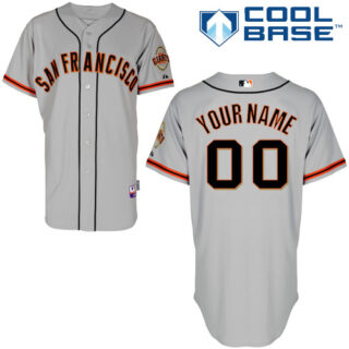 Women's San Francisco Giants Customized Road 2 Jersey